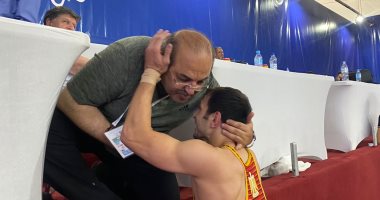 هيثم فهمى يحصد برونزية المصارعة وزن 60 كجم ضمن منافسات ألعاب البحر المتوسط 