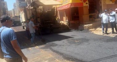 محافظ المنوفية يتابع أعمال الرصف والتطوير بمراكز الشهداء وتلا وقويسنا