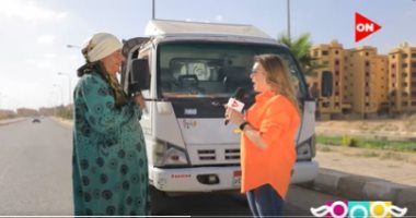 25 سنة على الطريق.. "راجل و2 ستات" يعرض تقريرا عن "سائقة نقل".. فيديو