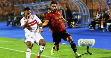 60 دقيقة.. الزمالك يحبط محاولات سيراميكا وزيزو يسجل الهدف الثالث.. صور