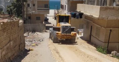 مجلس مدينة العريش ينفذ حملة إزالة تعديات على أملاك الدولة