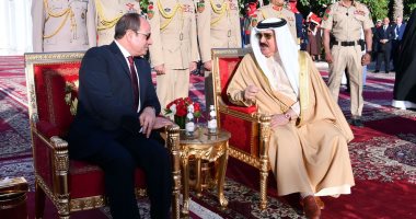 مصر والبحرين توقعان اتفاقيات فى مجالات التعاون الاقتصادى والتكنولوجى.. الرئيس السيسى: التكاتف ووحدة الصف العربى من أقوى السبل لدرء المخاطر.. وملك البحرين: موقفنا متطابق مع الجهود المصرية لحل نزاعات المنطقة