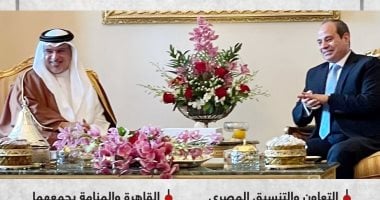 القاهرة والمنامة مصير واحد.. الرئيس السيسى يلتقى ولى عهد البحرين.. إنفوجراف