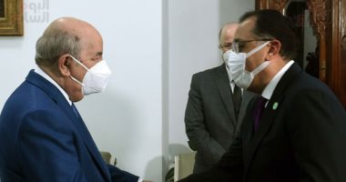 الرئيس الجزائرى يستقبل رئيس الوزراء بقصر الرئاسة ويؤكد : الرئيس السيسى رجل محب لوطنه 
