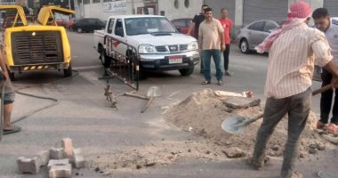 محافظ الإسماعيلية يتابع الهبوط الأرضى بشارع شبين ويوجه بالتعامل معه