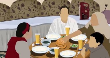 بالديجتال أرت.. كريم أعاد تجسيد حياة البيوت المصرية قبل سيطرة السوشيال ميديا 