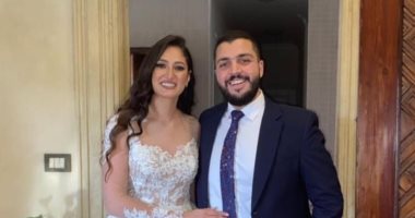 ميار هاني لاعبة الاسكواش تحتفل بزفافها.. صور