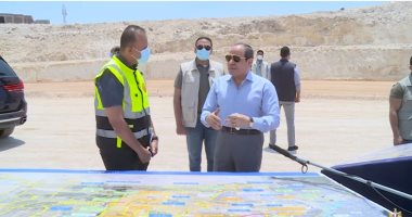 الرئيس السيسى عن الطريق الساحلى: "فيه ناس بتشكك وتحاول تحط تراب على شغلكم"