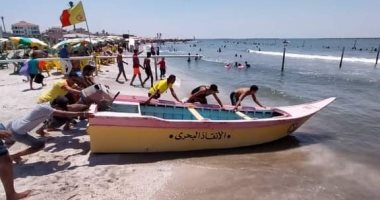 إنقاذ 39 شخصا من الغرق فى رأس البر