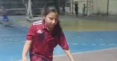 شوف بنت شقيق تريزيجيه بتلعب كورة إزاى وبتستعد للاحتراف في الخارج