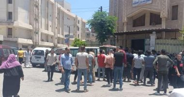 تشييع جثمان شاب لقى مصرعه خلال حادث أثناء عودته من شراء مستلزمات زفافه ببنها