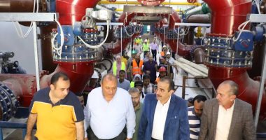 محافظ المنيا يكلف السكرتير العام بمتابعة الاستلام الابتدائى لمحطة مياه عرب الزينة