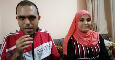 قصة حياة ملهمة.. زوجان من ذوى الهمم يعيشان حياة بسيطة "فيديو"