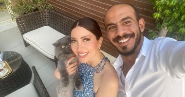 نسرين طافش تنشر صورا مع زوجها وتشكر جمهورها على التهنئة والمباركة