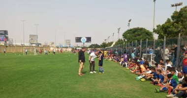 رئيس إنبى يتابع اختبارات الناشئين على ملاعب النادى.. صور