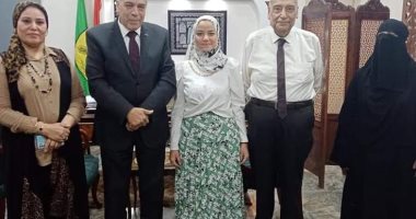 وكيل تعليم الإسماعيلية يستقبل أولى الجمهورية فى دبلوم الدراسة الفنية الفندقية