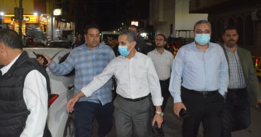 محافظ الغربية يتفقد شوارع طنطا ويوجه برفع الإشغالات
