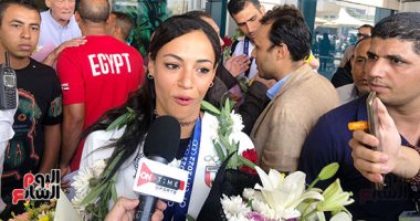 نبيلة عبيد: سعيدة وفخورة بإنجاز البطلة بسنت حميدة وبكل زملائها