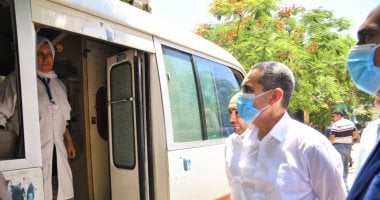 محافظ الغربية يتفقد ثاني القوافل الطبية المجانية بالوحدة الصحية بقرية نواج