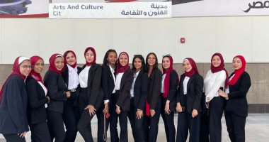 طلاب جامعة القاهرة يشاركون فى فعاليات افتتاح محطة عدلى منصور المركزية