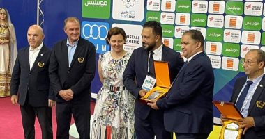 اللجنة المنظمة لألعاب البحر المتوسط تكرم المصري محمد شعبان