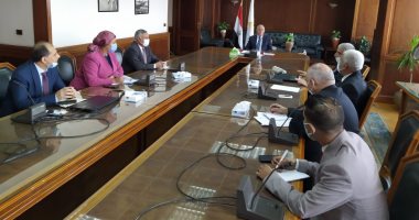وزير الرى يبحث مع مدير عام مركز أكساد التعاون فى مجال الموارد المائية 