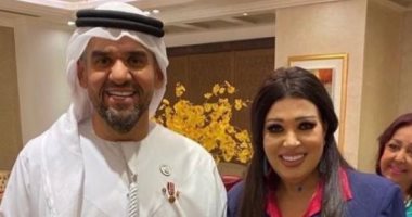 فيفى عبده لـ حسين الجسمى: كنت منور مصر والحفلة أكثر من رائعة
