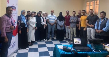 ختام تدريبات مبادرة "كن رائد أعمال مبدع" بمركز شباب مدينة العريش 