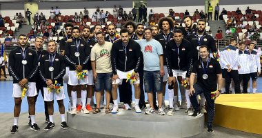تتويج منتخب مصر لكرة اليد بالميدالية الفضية فى دورة ألعاب البحر المتوسط.. صور