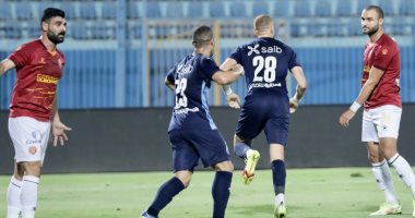 بيراميدز يتقدم بهدف "فخر" على سيراميكا فى الشوط الأول.. فيديو