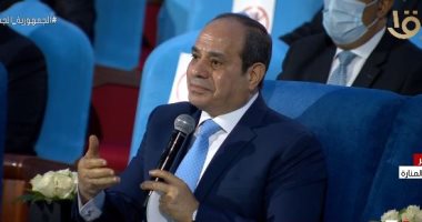 الرئيس السيسى: المراكز الرقمية العملاقة تتكلف أموالا فوق التصور 
