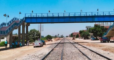الانتهاء من كوبرى مشاة أبو عاشور  في التل الكبير بالإسماعيلية