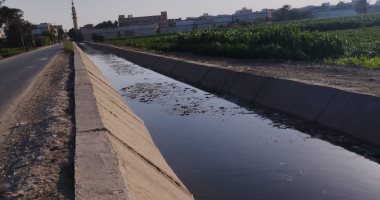 "حياة كريمة" لأهالى الريف فى العيد.. تبطين ترعة الحواصلية بالمنيا