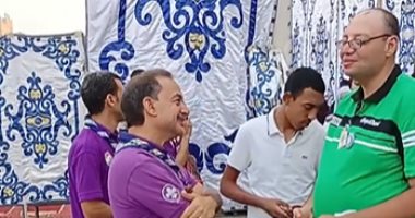 مصر الحلوة.. شباب مطرانية بنى سويف ينظمون دخول وخروج المصلين لصلاة عيد الأضحى