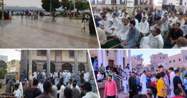 "العيد فى مصر حاجة تانية".. الاحتفالات تبدأ عقب صلاة عيد الأضحى بالمساجد والساحات.. "أمطار البلالين" تزين المساجد وتدخل البهجة على الأطفال والمصلين.. واحتفالات بـ"السيلفى وهدايا الأطفال".. صور