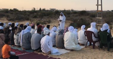 أهالى شمال سيناء يحتفلون بالعيد بتوزيع لحوم الأضاحى والسير فى مواكب لتبادل التهانى 
