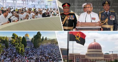 باختصار.. أهم الأخبار العالمية والعربية حتى 12 ظهرا.. متظاهرون يقتحمون مقر رئيس سريلانكا.. والحجاج يشرعون فى رمى الجمرات.. وفاة رئيس أنجولا السابق.. وفيضانات في كشفير الهندية..والألاف يصلون العيد بالمسجد الأقصى