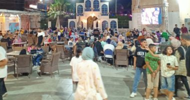توافد المواطنين على مراكز شباب كفر الشيخ ثانى ليالى عيد الأضحى