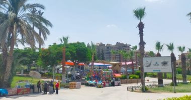 الحديقة الدولية تفتح أبوابها لاستقبال الزوار فى ثانى أيام عيد الأضحى.. صور