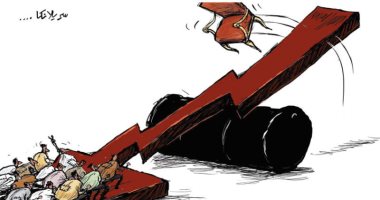 كاريكاتير "الشرق الأوسط" يسلط الضوء على الأحداث فى سريلانكا