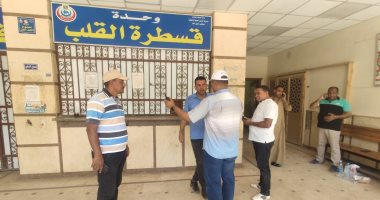 رئيس مدينة أشمون فى المنوفية يتفقد سير العمل بالمستشفى العام 