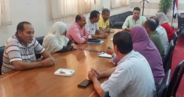 رئيس مدينة الشهداء يناقش أداء منظومة النظافة وملفى المتغيرات والتصالح