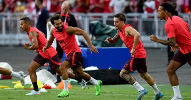 محمد صلاح يتألق فى تدريب ليفربول الختامى قبل مواجهة كريستال بالاس