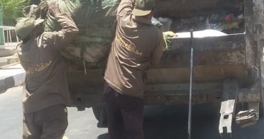 رفع 578 طن قمامة و217 أتربة وتراكمات فى أحياء مدينة الأقصر.. صور