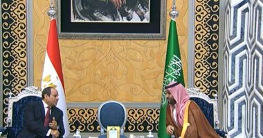 ولى العهد السعودى يشيد بجهود مصر لإنجاح القمة العربية الصينية الأولى