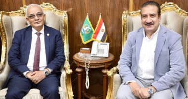 محافظ المنوفية يستقبل نائب وزير التعليم لمتابعة ملف تأهيل وتدريب المعلمين.. صور