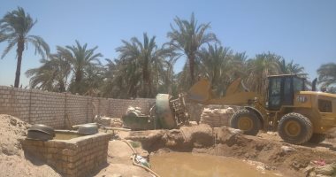 إزالة 10 طواحين ذهب فى حملة مكبرة بقنا