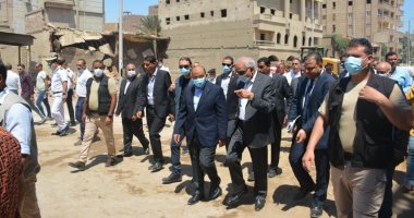 وزير التنمية المحلية ومحافظ الجيزة يتفقدان أعمال تطوير محور المريوطية.. صور