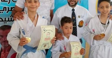 أبطال كاراتيه قادرون باختلاف بكفر الشيخ يحصدون ثلاث ذهبيات ببطولة الجمهورية 