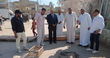 غلق كوبرى مدخل العامرية بالمحلة بعد حدوث هبوط أرضى وتشكيل لجنة هندسية للمعاينة